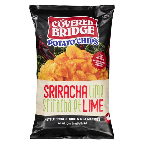 Covered Bridge Potato Chips Sriracha Lime 170 g