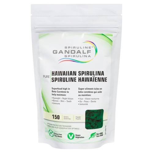 Gandalf Spirulina Pure Hawaiian Spirulina Powder 150 g