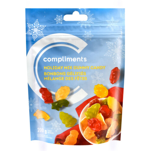 Compliments Gummy Candy Holiday Mix 200 g