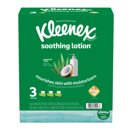 Kleenex Soothing Lotion Facial Tissues