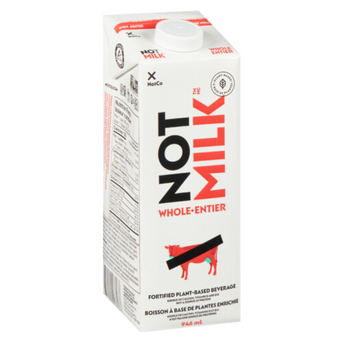 Not Milk Plant Based Beverage Whole 946 ml