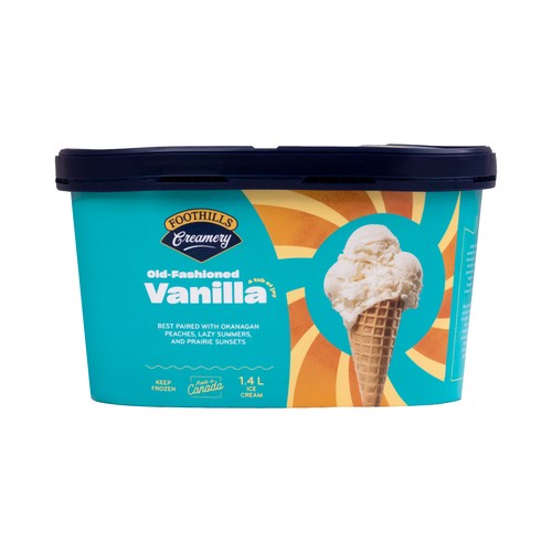 Foothills Creamery Ice Cream Old-Fashioned Vanilla 1.4 L
