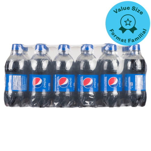 Pepsi Soda Value Size 24 x 355 ml (bottles)