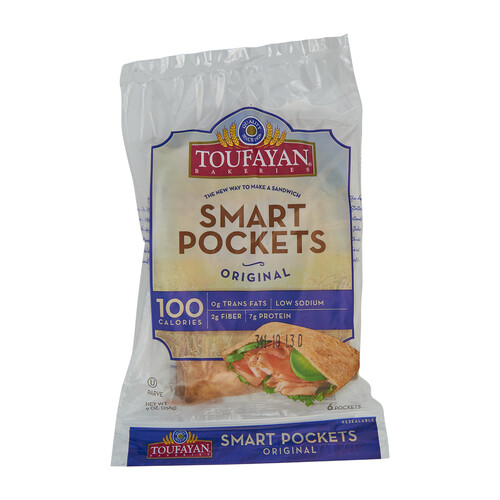 Toufayan Bakeries Plain Smart Pocket 258 g