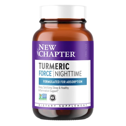 New Chapter Nighttime Dietary  Supplement Turmeric Force 48 EA