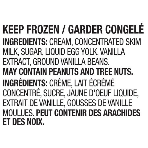 Häagen-Dazs Crème glacée à la gousse de vanille 500 ml