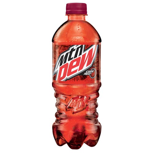 Mountain Dew Soft Drink Code Red 591 ml