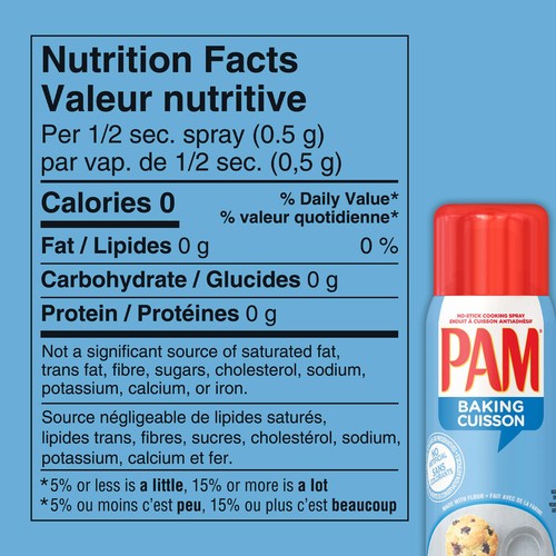 Pam Baking Spray Made With Flour 141 g