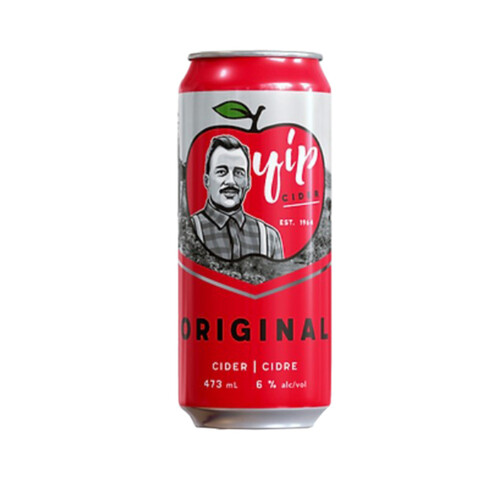 Yip Cider 6% Alcohol Original 473 ml (can)