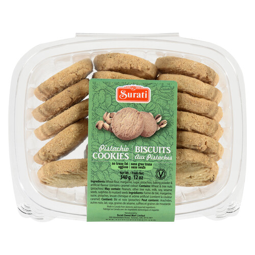 Surati Pistachio Cookies 340 g