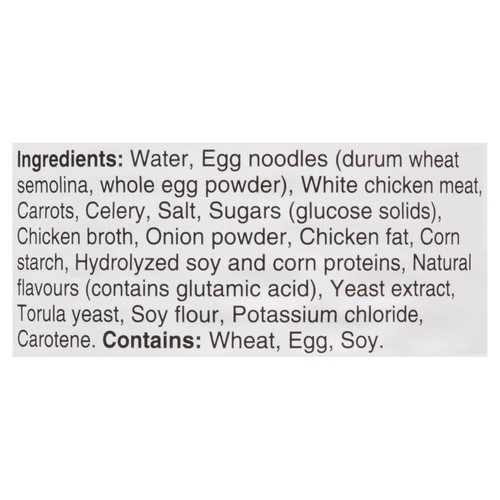 St-Hubert Less Salt Chicken Noodle Soup 540 ml