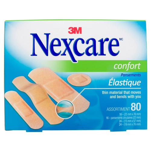 3M Nexcare Comfort Stretchy Bandages 80 Pack 1 EA