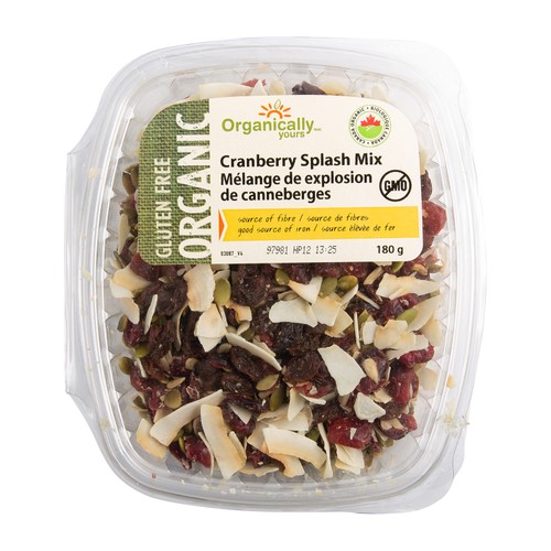 Organically Yours Cranberry Splash Mix 180 g