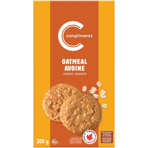 Compliments Cookies Oatmeal 300 g