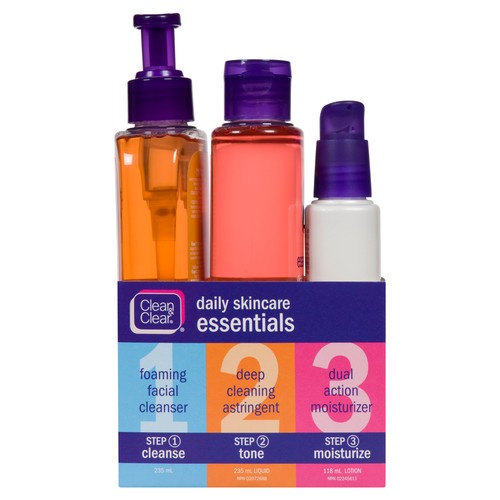 Clean & Clear Daily Skincare Essentials Pack