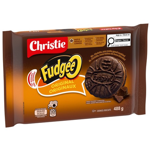 Fudgee-O Sandwich Cookies Chocolatey Creme Filled 488 g