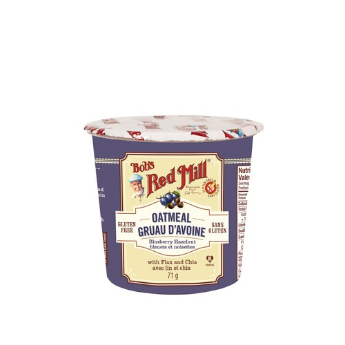 Bob's Red Mill Oatmeal Cup Blueberry Hazelnut 71 g