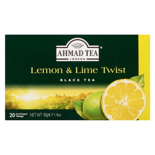 Ahmad Tea Bags Lemon & Lime 20 EA 
