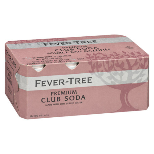 Fever-Tree Club Soda Premium 8 x 150 ml (cans)