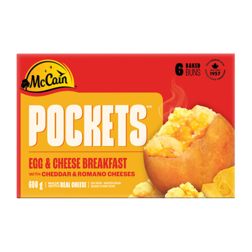 McCain Breakfast Pockets Egg and Cheese 6 x 100g