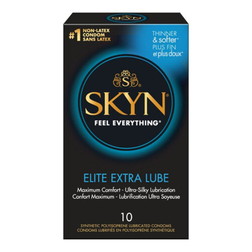 Skyn Condoms Elite Extra Lube 10 EA