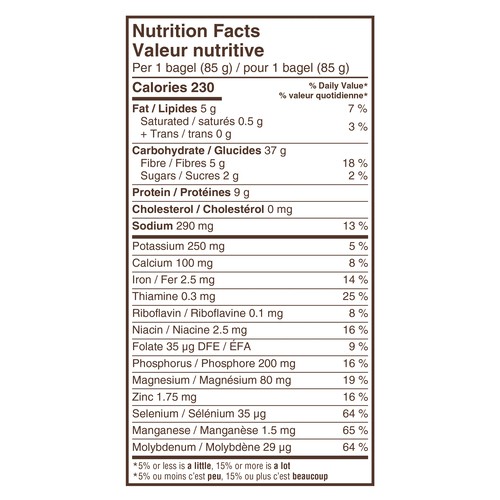 Dempster's Bagels 12 Grain 6 Pack 510 g