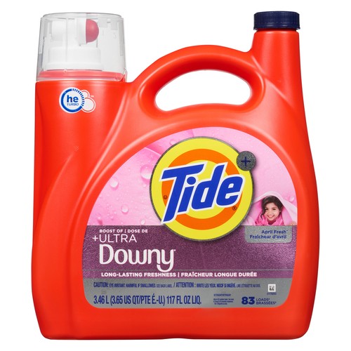 Tide Liquid Laundry Detergent Low Suds April Fresh With Downy 3.46 L