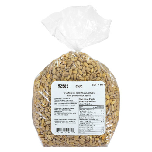 Johnvince Foods Sunflower Seeds Raw Hulled 350 g