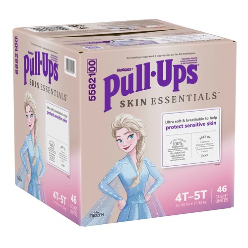 Pull-Ups Girls' Skin Essentials Training Pants 4T-5T 46 Ct