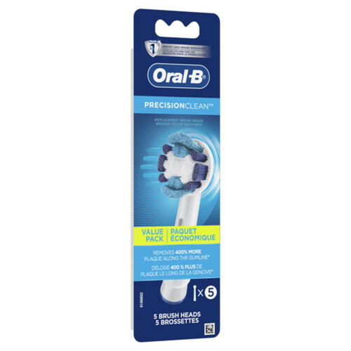 Oral-B Precision Clean Replacement Electric Toothbrush Head 5 Pack