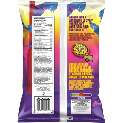 Havoc Corn Snacks Spicy Indian Chaat Flavoured 170 g