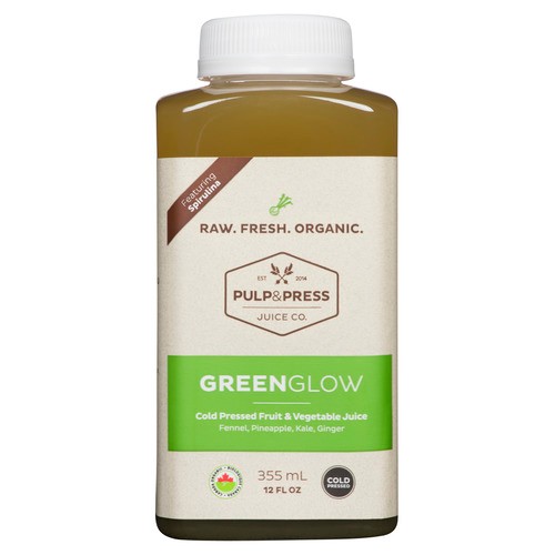 Pulp & Press Juice Co Juice Green Glow 355 mL