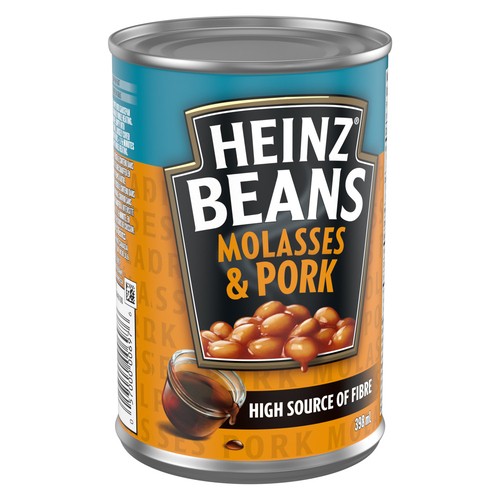 Heinz Canned Beans With Molasses & Pork 398 ml