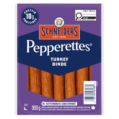 Schneiders Pepperettes Sausage Snacks Turkey 300 g