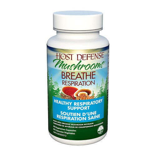 Host Defense Breathe Supplement Mushrooms 60 EA