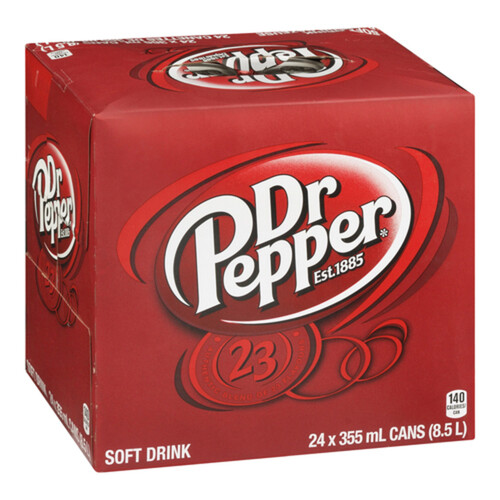 Dr Pepper Cube Pop Value Size 24 x 355 ml (cans)