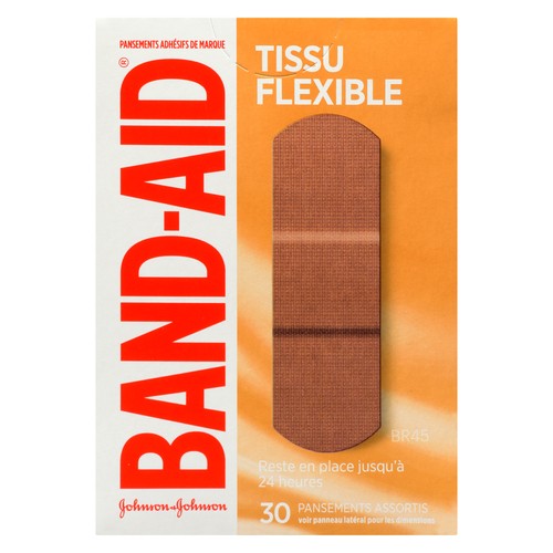 Band-Aid Bandages Flex Fabric BR45 30 EA 