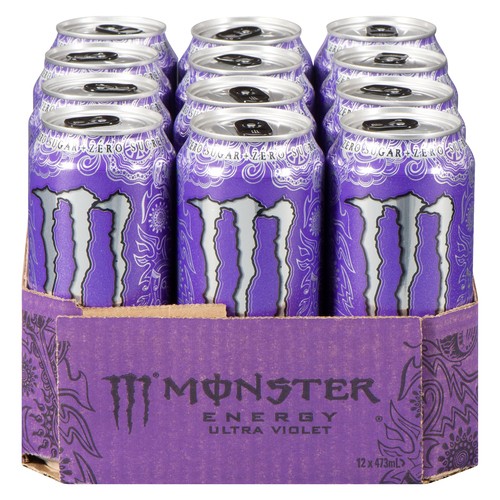 Monster Energy Drink Ultra Violet 12 x 473 ml