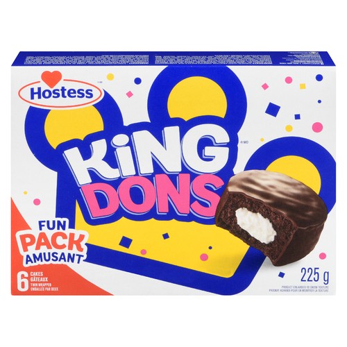 Hostess KingDons Cakes 225 g