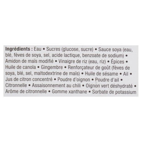 Sensations Sauce Ginger Lemongrass 350 ml
