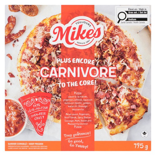 Mikes Frozen Carnivore Pizza 795 g