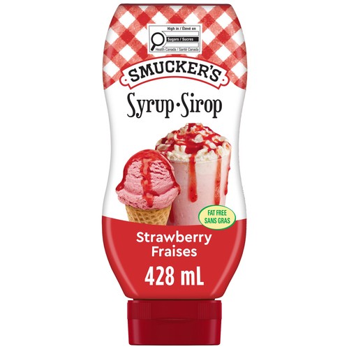Smucker's Ice Cream Toppings Sundae Syrup Strawberry 428 ml