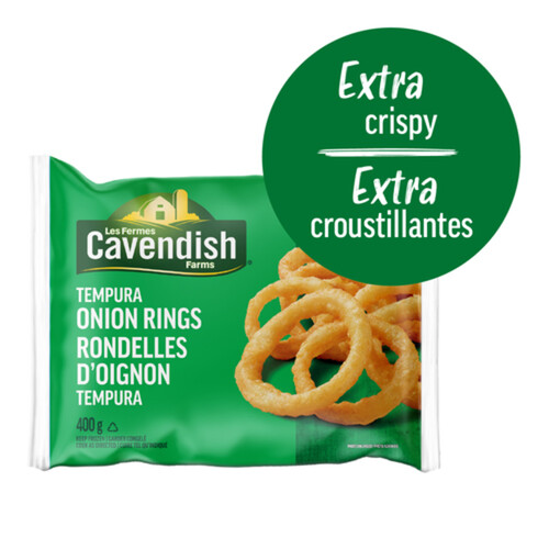 Cavendish Farms Frozen Tempura Onion Rings 400 g