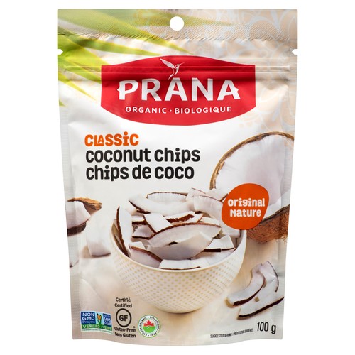 Prana Organic Classic Coconut Chips Original 100 g