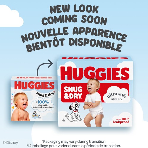 Huggies Snug & Dry Diapers Size 3 104 Count