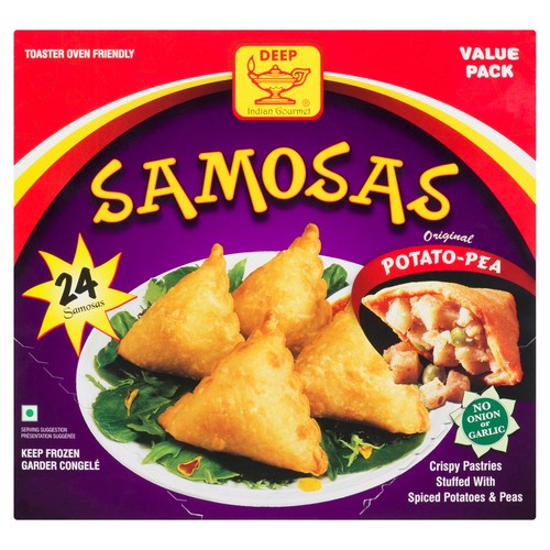Deep Frozen Samosas Original Potato-Pea 652 g