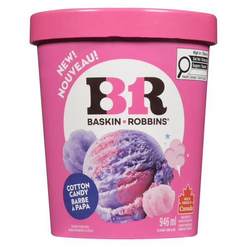 Baskin Robbins Ice Cream Cotton Candy 946 ml