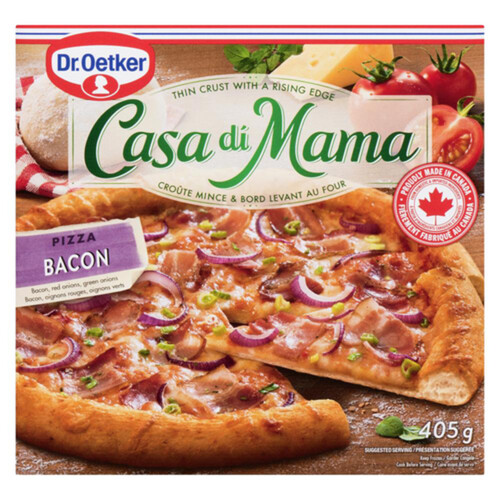 Dr. Oetker Casa Di Mama Frozen Pizza Bacon 405 g