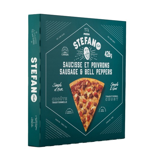 Stefano Faita Frozen Pizza Sausage & Bell Pepper 426 g