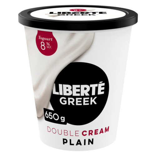 Liberté Greek 8% Yogurt Double Cream Plain 650 g